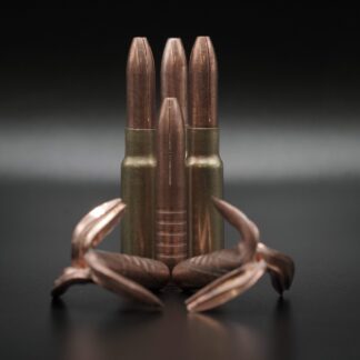 8.6 Blackout 350 grains Solid Copper Subsonic 8" & 12" Barrel  New Brass 20rds